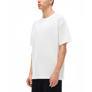 T-shirts de qualité supérieure avec logo personnalisé, 100% coton, poids lourd, 220 GSM, coton épais, coupe ample, épaules tombantes, style vintage - Product Image 2