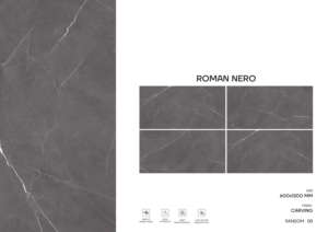 Azulejos de porcelana de diseño de alta gama tallados a mano, tamaño 600x1200, formato grande para proyectos de interiores comerciales y residenciales. - Product Image 2