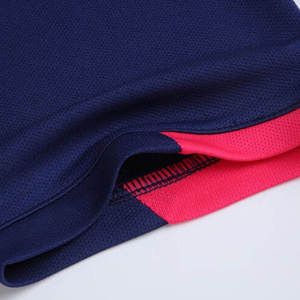 Ensemble de maillots de football sublimés pour hommes, col en V, manches courtes, dégradé bleu rose, tissu respirant, vêtements de sport ajustés - Product Image 4