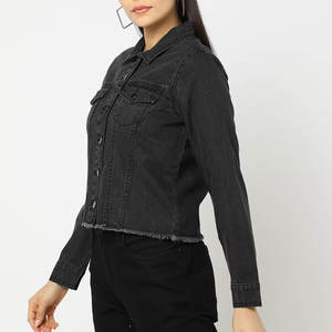 Chaqueta de Mezclilla para Mujer, a la Moda, Ligera, Ecológica, con Logotipo Personalizado Impreso - Product Image 2
