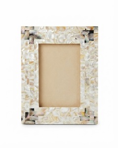Factory Direct Handmade Mother of Pearl Shell Inlay <b>Picture</b> <b>Frame</b> <b>Vintage</b> Checkered MOP <b>Frames</b> Luxury Wedding Gift Bulk Supplies - Product Image 3