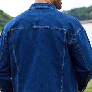 Premium Style <b>Men</b> <b>Denim</b> <b>Jacket</b> Casual Slim Long Sleeve Jean <b>Jacket</b> With Multi Pocket Fashion Outdoor Cotton Solid Color Autumn - Product Image 3