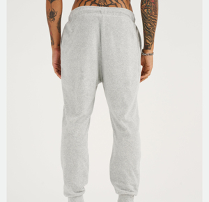 Pantalon de jogging décontracté pour homme, molletonné, avec cordon de serrage, chevilles ajustables et coupe droite - Product Image 6