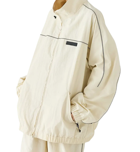 Veste de sport pour homme personnalisée, coupe-vent en nylon, fermeture éclair, haute qualité, pour le camping et les activités de plein air - Product Image 6