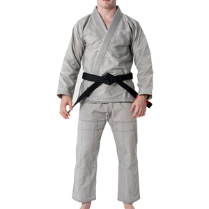 Uniforme de BJJ Color Gris Claro, Transpirable, de Secado Rápido, Unisex, Antidesgarro, Traje de MMA, Traje de Taekwondo BJJ - Product Image 1
