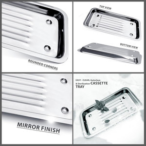 Professional Dental Hygiene Kit with Tray 4pcs Complete Stainless Steel Plaque Remover Set Including Tartar Scraper <b>Tooth</b> <b>Pick</b> - Product Image 3