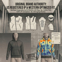 Hoodie Pria ELYRADIA Artisan Lab 500GSM GOTS Katun Organik Model Boxy Fit Tech-Pack Development Custom Heavyweight