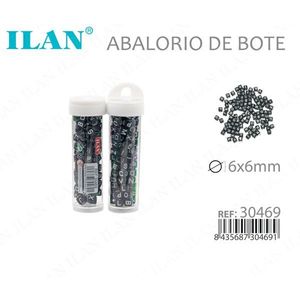 Perles lettres Ilan 6x6mm, perles alphabet pour la création de bijoux - Product Image 3