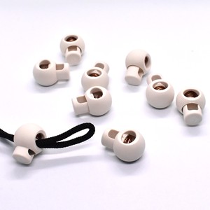 Bloqueurs de cordon en plastique réglables de qualité supérieure, écologiques, avec boucle à ressort Mapka - Product Image 6