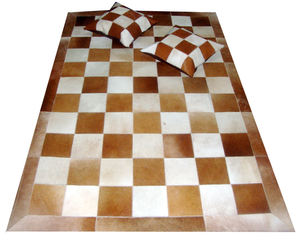 ชุดตกแต่งพื้นพรมปอกระเจาหนังวัวสไตล์ใหม่ปักลายเป็นมิตรกับสิ่งแวดล้อมป้องกันฝุ่น - Product Image 4