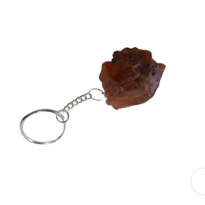 High quality Crystal Keychain Red Carnelian Rough <b>Key</b> Chine Natural Stone <b>Key</b> <b>Holder</b> Gifts for Women <b>Key</b> <b>Chain</b> wholesale - Product Image 3