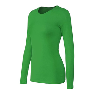 <b>Long</b> Sleeve Workout Tops for <b>Women</b> UPF 50 Lightweight Anti-UV Simple Design Athletic Running Hiking <b>Shirt</b> - Product Image 1