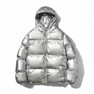 Men's Hooded Custom Puffer <b>Jacket</b> Winter Warm Insulated Quilted <b>Waterproof</b> Breathable Lightweight Outdoor Casual Streetwear - Product Image 2
