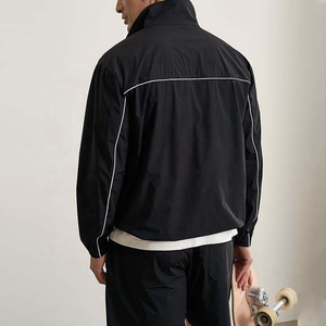 OEM Casual Winter <b>Wind</b> <b>Breaker</b> Sets Men Polyester Nylon Quick Dry Customized Colors Short Tracksuit Zipper Jackets Shorts Set - Product Image 6