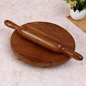 Rouleau à pâtisserie et planche en bois personnalisés, faits à la main, artisanaux, fabriqués en Inde, qualité export - Product Image 3