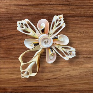 Colgante de cruz de concha marina hecha a mano, natural, de playa, con diseño de cruz de Espíritu Santo, a precio competitivo. - Product Image 1