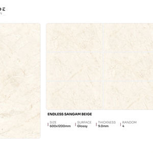 Carreaux de porcelaine brillants de haute qualité, haute résistance, format 600x1200, grands carreaux pour sol et mur, pour usage luxueux - Product Image 1