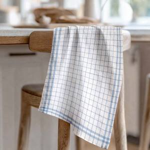 Serviette de cuisine en coton à motif à carreaux personnalisée 100% OEM au prix le plus bas en gros en Inde - Product Image 1