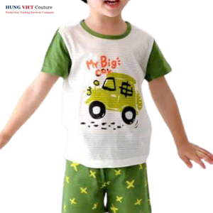 T-shirt en coton unisexe pour enfants pour l'été T-shirts unis imprimés de logo personnalisé avec motif 3D Style décontracté pour garçons - Product Image 5
