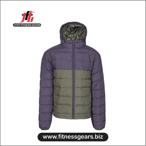 Chaqueta Acolchada con Capucha, Diseño Unisex, Nueva, de Alta Calidad, Informal, con Relleno de Plumón, Dos Tonos, Abrigo de Invierno a Prueba de Viento - Product Image 1