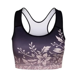 Sujetador deportivo de invierno para mujer con soporte alto, tirantes ajustables, cuello en V, diseño sin costuras y transpirable, hecho de Spandex/Nylon - Product Image 5