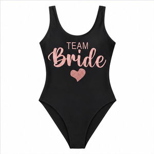 Traje de Baño Bikini de 2 Piezas Personalizado para Mujer, Cuello Redondo, Sexy, Tallas Grandes, Estampado a la Moda/Alfombra de Ganga/Color Sólido, Ropa de Playa de Verano de Alta Calidad - Product Image 1