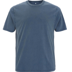 100% Organic Cotton Custom Logo Heavy <b>Weight</b> High Quality Tee Shirt Men T-shirt 200GSM Thick Cotton Oversized <b>Blank</b> T Shirts - Product Image 1