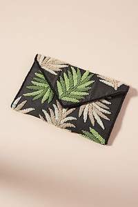 Bolso de mano de moda con perlas rosas y cuentas, diseño de mandala, cartera de noche, bolso étnico con cuentas de semillas, accesorio de fiesta para mujer, cartera nupcial - Product Image 2