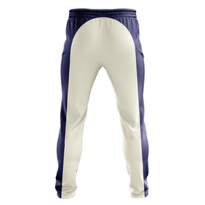 PRIMEFIELD ENTERPRISES Conjunto de Uniforme de Cricket Personalizado para Hombre, Blanco y Morado, 100% Poliéster Transpirable, Servicio OEM, Adulto - Product Image 3