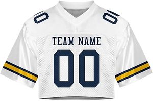 เสื้อครอปผู้หญิงไซส์ใหญ่ คอวี ผ้าเจอร์ซีย์ วินเทจ ตาข่าย ระบายอากาศ แห้งเร็ว แบบซับลิเมชั่น ดีไซน์ลำลอง ปรับแต่งได้ ขายส่ง - Product Image 2