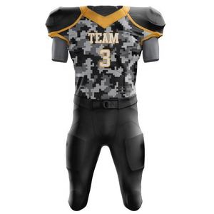 Uniformes de football américain camouflage sublimés élégants entièrement personnalisés broderie nom et numéro maillots de football américain camouflage - Product Image 1
