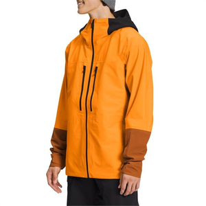 Men's <b>Orange</b> Hooded Puffer <b>Jacket</b> Private Label Snow <b>Jacket</b> Waterproof Custom <b>Ski</b> Snowboard Winter Outdoor Clothing - Product Image 2
