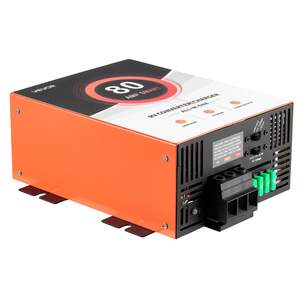 Convertisseur de courant intelligent pour camping-car 80 ampères avec charge multi-étapes, 110 V CA vers 12 V CC, compatible avec les batteries au lithium et au plomb-acide pour camping-car - Product Image 1