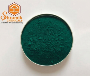 Pigmento Organico Chimico Shramik Verde 7 in Polvere, Purezza 100%, MF C32Cl16CuN8 CAS 1328-53-6, Ftalocianina Grado Industriale Gujarat - Product Image 3