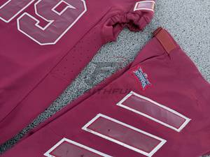 Custom American Football Uniform Set Team Jersey Pants 100% Polyester Sublimation Printed Elastic Waist Custom Football Gear - Product Image 5