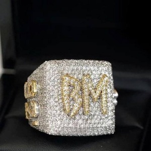 Anillo de Compromiso y Boda Personalizado con Nombre, Joyería Fina, Chapado en Plata, Moissanita VVS, Anillos Finos para Mujer, Juego de Anillos de Plata 925 con Diamantes - Product Image 6