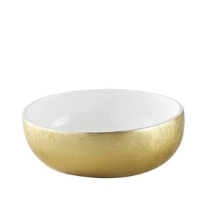 Bol en coquille de noix de coco poli et laqué, fait main, avec décorations en feuille d'or, durable, pour le rangement, en provenance du Vietnam - Product Image 4