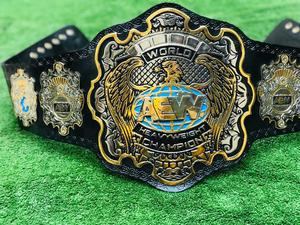Ceintures de championnat AEW de lutte poids lourd en laiton personnalisées avec strass chez AT SAMMY WEARS - Product Image 1