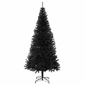 Árbol de Navidad de PVC Negro de 70.9 Pulgadas con 300 Luces LED Decorativas - Product Image 4