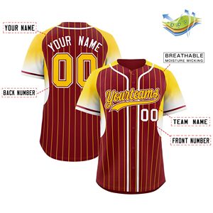 Manufacture Wholesale Custom Uniform 100% <b>Polyester</b> Heat-Transfer Printed Quick Dry Unisex Short Sleeve T <b>Shirts</b> Baseball Jersey - Product Image 3