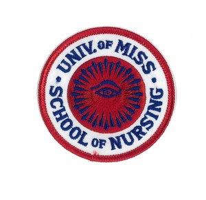 Custom Embroidered Twill Fabric School Logo Patch for Student Apparel - Product Image 4