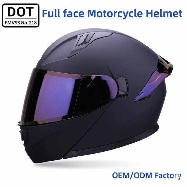 Wholesale DOT Certified Factory Price OEM Support Comfortable Casco De Moto in ABS Material Modular Flip up Motorcycle Helmets