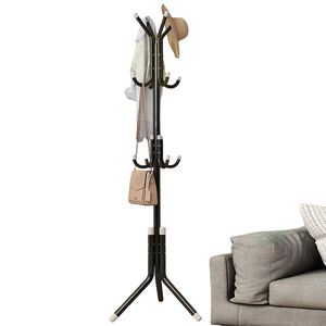 Perchero de hierro para colgar ropa, construcción metálica moderna y duradera para dormitorio, sala de estar, porche. - Product Image 2