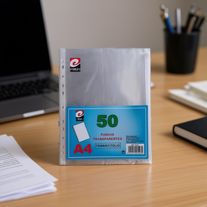 Inserti Trasparenti 50 Pagine FUNDAS TRANSPARENTES Accessori per Cartelle Portadocumenti - Product Image 3