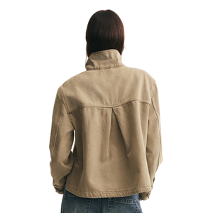 Veste en jean pour femme, décontractée, à manches longues, boutonnée, coupe ajustée, légère, streetwear, pour le printemps, l'automne, usage quotidien - Product Image 2