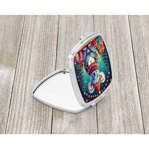 Koala Compact Travel Makeup <b>Mirror</b> Christmas Decorative Folding Handheld <b>Pocket</b> <b>Mirror</b> for Women and Girls Gift - Product Image 2
