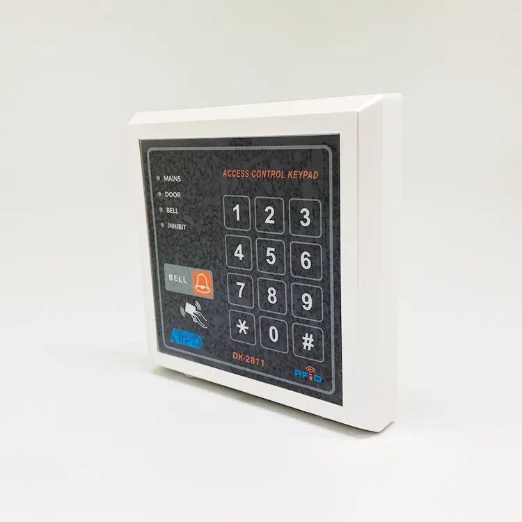 RFID Cheap High Quality Single Output Stand Alone Security Access Control Keypad Code Lock Keyfob Lock DK-2811 with Doorbell