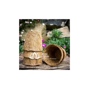 กระถางใยมะพร้าวธรรมชาติใหม่ สำหรับเพาะต้นกล้าและส่งออกขายส่ง - Product Image 1