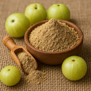 Polvo de Amla (Grosella) de la Mejor Calidad, Cultivado Silvestre en India, para el Crecimiento del Cabello, Suave y Sedoso, Extracto Vegetal Premium de Primera Calidad - Product Image 2