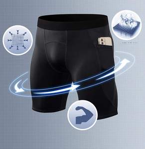 New Arrival Heat Gear <b>Compression</b> <b>Shorts</b> Solid Custom Delivers Superior Coverage Super-light Heat Gear Fabric Waterproof High - Product Image 6